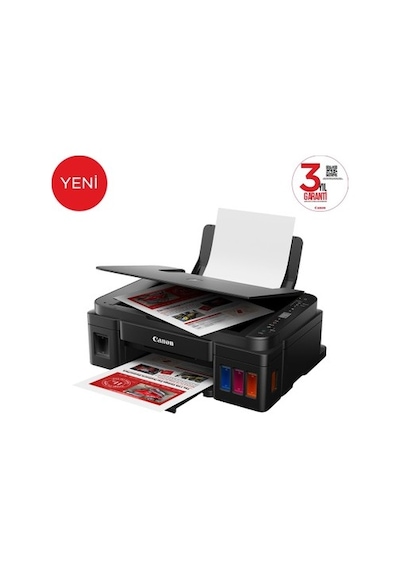 Canon Pixma G3410 Wi-fi + Tarayıcı + Fotokopi Renkli Çok Fonksiyonlu Tanklı