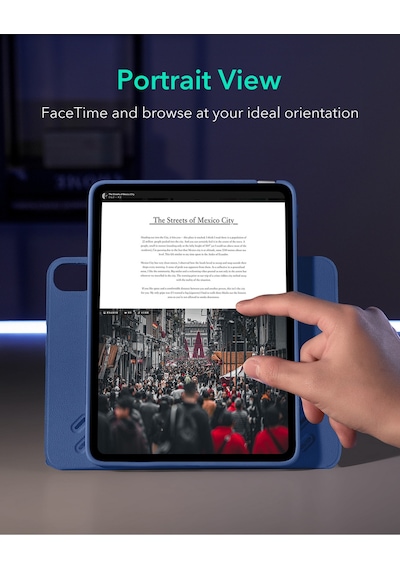 Apple Uyumlu iPad Pro 11 M5 M2-4.nesil M4-7. Nesil 2024 Shift Manyetik Kılıf Kapaklı Kılıf