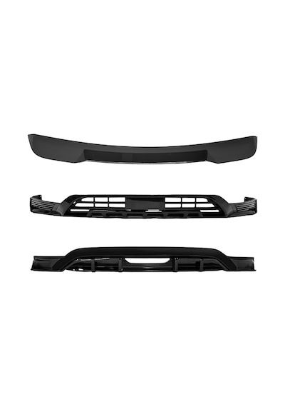 Red Lion Parts Byd Seal U Body Kit Ön Lip Arka Difüzör Siyah Renk 2parça Boyasız +üst Bagaj Spoiler 3parça