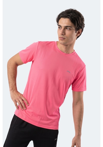 Slazenger Haunted I Erkek Neon Pembe Tişört
