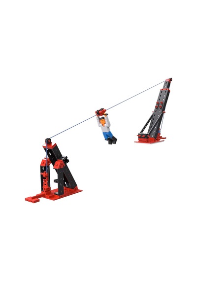 Fischertechnik Teleferik Yapım Seti 369 Parça 3 Model Stem Mekanik Mühendislik 7+