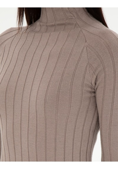 Pierre Cardin Kadın Krem Melanj Elbise Triko 50296550-vr159