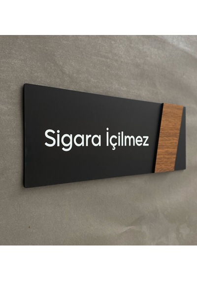 Side Serisi Sigara İçilmez Uyarı Levhası