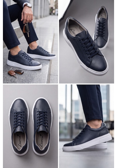 Liarca Asterio %100 Hakiki Deri Sararmayan Faylon Taban Sneaker Klasik Lacivert Beyaz Ayakkabı Lacivert - Beyaz Liarca Asterio %100 Hakiki Deri Sararmayan Faylon Taban Sneaker Klasik Lacivert Beyaz Ayakkabı Lacivert - Beyaz