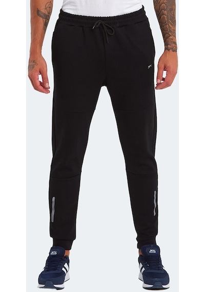 Slazenger KOX I Erkek Cepli Dar Paça Siyah Eşofman Altı