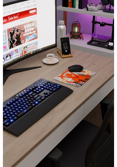 V For Vendetta 2 V3 22x18 Gaming Kauçuk Kaymaz Taban Mouse Pad Fare Altlığı