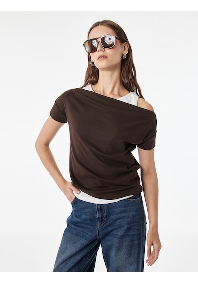 Koton Slim Fit Kısa Kollu Bisiklet Yaka Atlet Detaylı İkili Tişört Kahverengi 6sal10942ık Kahve Koton Slim Fit Kısa Kollu Bisiklet Yaka Atlet Detaylı İkili Tişört Kahverengi 6sal10942ık Kahve