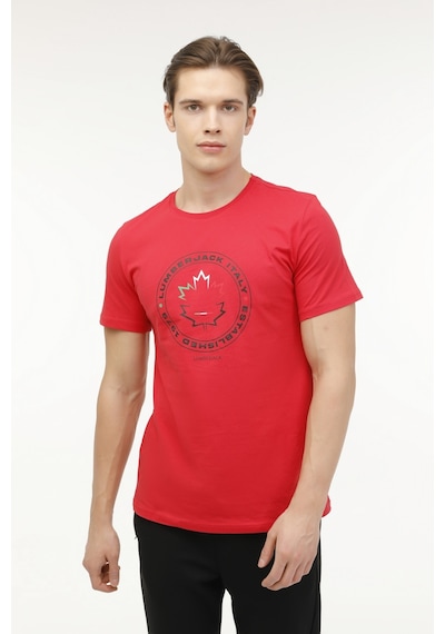 Lumberjack Ml Renato 11Itl1030 4Fx Kırmızı Erkek Kısa Kol T-Shirt 000000000101570748