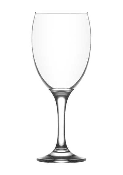 Lav Empire Cam Goblet 3'lü 590 ml Ayaklı (Şarap Kadehi , Kokteyl Bardağı)