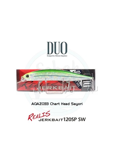 Duo Realis Jerkbait 120SP SW AQAZ033 Chart Head Sayori