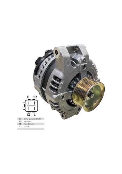Denso 12v Alternatör Dinamo 105 A C-ıg-fr-l 4 Fiş Honda Accord Vıı/cıvıc Vııı/cr-v Iı