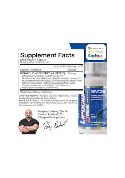 Evogen Lipocide Xtreme 60 Kapsül