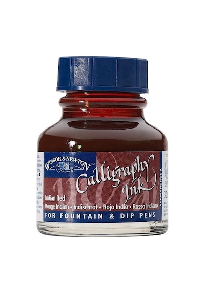 Winsor&Newton Kaligrafi Mürekkebi 30 Ml. Indıan Red 317 1111317