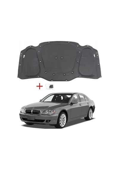 Bmw 7 Serisi E65 Kaput İzolasyonu Klipsli 2001-2007 51487135244