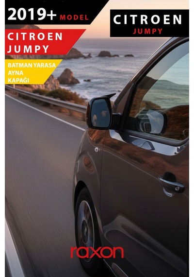 Citroën Jumpy 2019+ Batman & Yarasa Ayna Kapağı Parlak Piano Black Sport