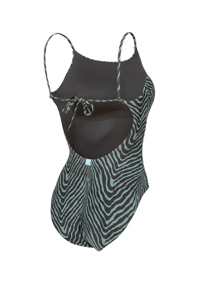 Arena Water Prints Swimsuit Kadın Siyah Yüzücü Mayo 009398506
