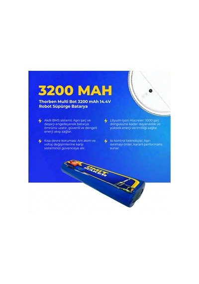 Thorben Multi Bot 3200 Mah 14.4v Robot Süpürge Batarya