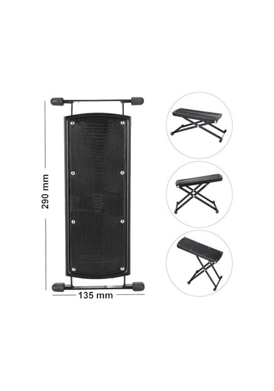 Gitar Ayak Sehpası Metal - Foot Stool - Gitar Ayaklığı 1