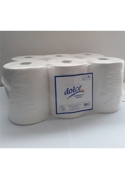 Dolce Hareketli Rulo Havlu 6'lı 21 CM 5 KG