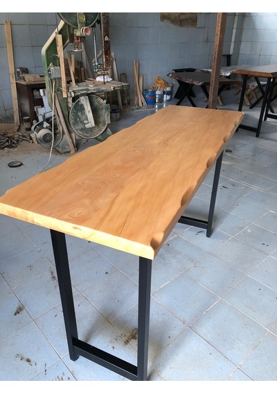 Bintaşmobilya Kütük Bar Masası 200X60.Cm