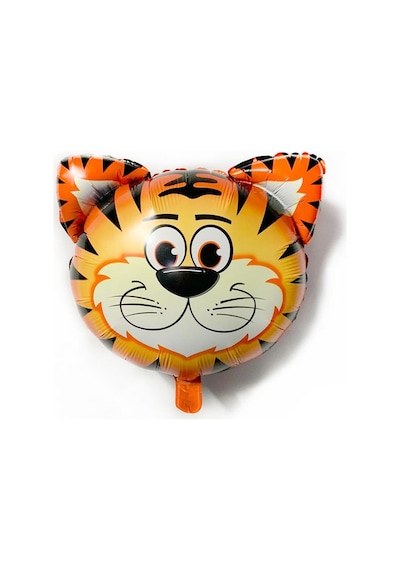 6 Adet Safari Konsepti Doğum Günü Hayvan Folyo Balon Seti