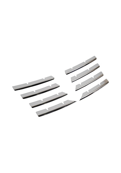 Volkswagen Passat B6 Uyumlu 2005-2010 Krom Ön Panjur 8 Parça Paslanmaz Çelik