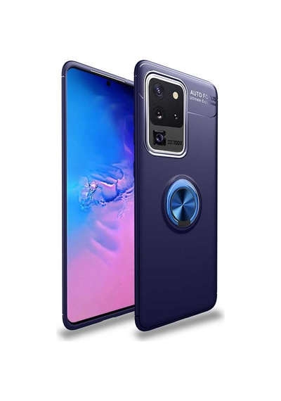 Galaxy S20 Ultra Kılıf Zore Ravel Silikon Kapak Kırmızı