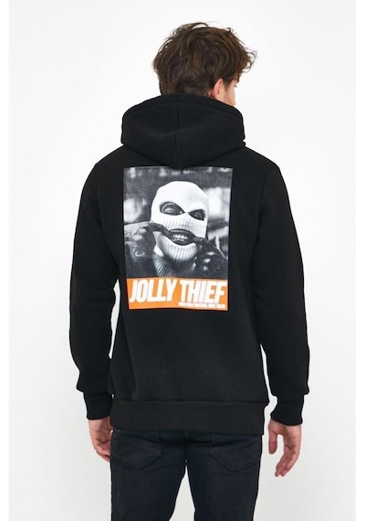 Oksit Claud Jolly Thief Baskılı Unisex Sweatshirt