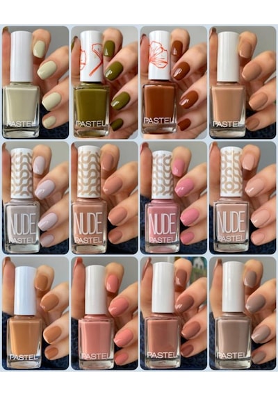 Pastel Syneecosmetic Kahve 12'li Oje Set (43-230-234-255-296-315-333-334-106-762-767-769)