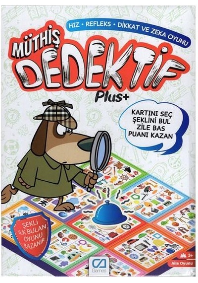 Ca Games Müthiş Dedektif Eğitici ve Öğretici Kutu Oyunu