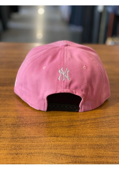 Hamze Ny Yankees Pembe Hiphop Snapback Rapper Basket Cap Şapka Pembe