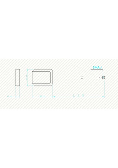 Antenna Home Ahgg.101 Gps/bd Kutulu Harici Anten Sma