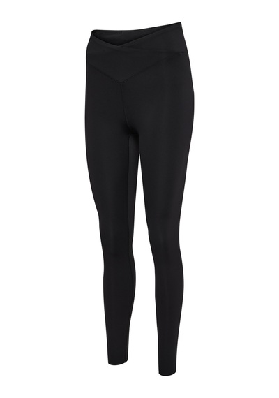Hummel Slim Fit Yüksek Bel Tayt Kadın Tayt 230453-2001 Siyah