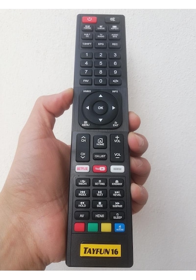 Electromaster Model No Etv-455 İle Uyumlu Tv Kumandası