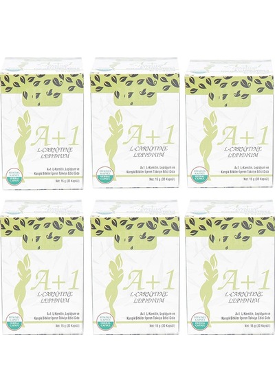 Hhs A1 L-Carnitine Lepidium Bitkisel 30 Kapsül X 6 Adet