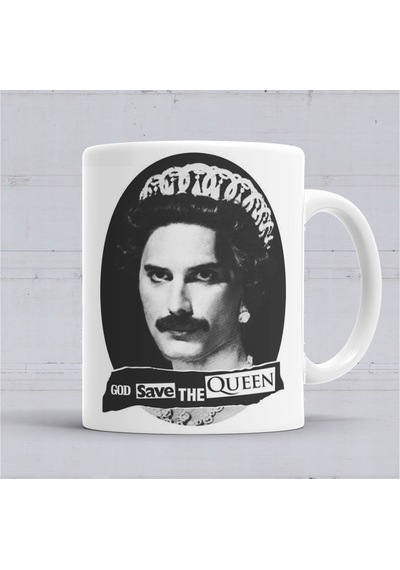 God Save The Queen Kupa Bardak Porselen No35715 Karışık