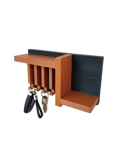 Anahtarlık Askısı 13 X 24 Cm Duvar Süsü Plastik Beyaz
