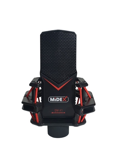 Midex Gmx-1st Condenser Twitch Canlı Yayın Mikrofonu Pc Ve Telefon Stand Ve Filtreli