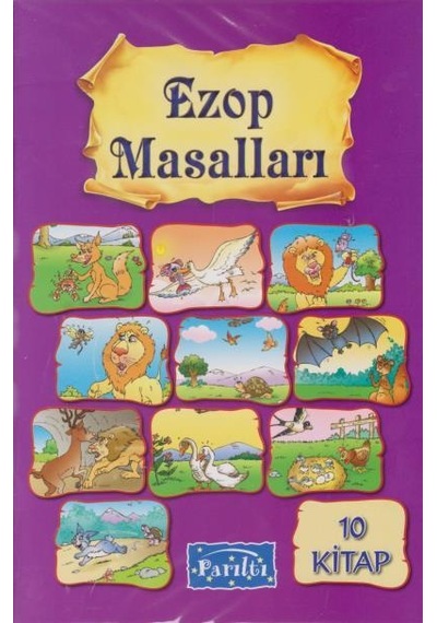 Parıltı 1. Sınıf Ezop Masalları 10 Kitap Takım