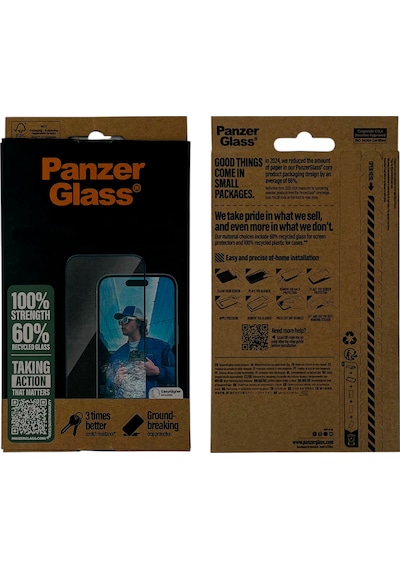 Panzerglass Apple Uyumlu iPhone 16 Pro Hayalet Full Cam Koruyucu - Siyah