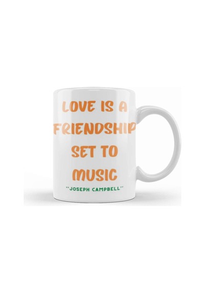 Friendship Quotes Day İdeas Love Gift Joseph Campbell Kupa Bardak Porselen Karışık