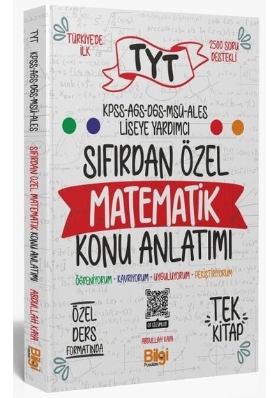 Bilgi Pusulası Tyt Kpss Meb-ags Ales Dgs Msü Sıfırdan Özel Matematik Konu Anlatımı - Abdullah Kaya Bilgi Pusulası Yayınları