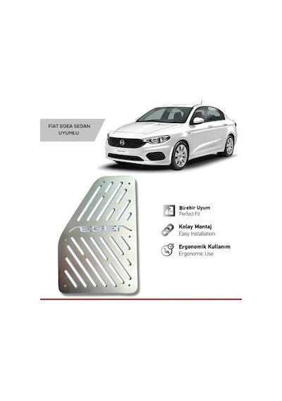 Fiat Egea Uyumlu Cross Sol Ayak Dayama Krom Parça