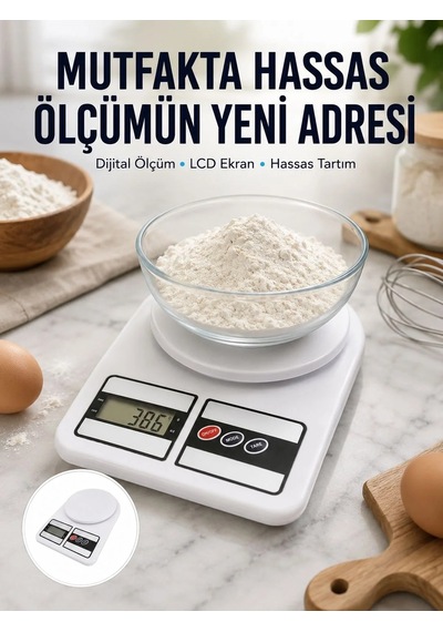 Ers 10 Kg Kapasiteli Lcd Ekranlı Dijital Mutfak Tartıs Yeni Nesil