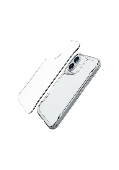 Zore Apple Uyumlu iPhone 16 Plus Kılıf T-max Kapak - Şeffaf Şeffaf