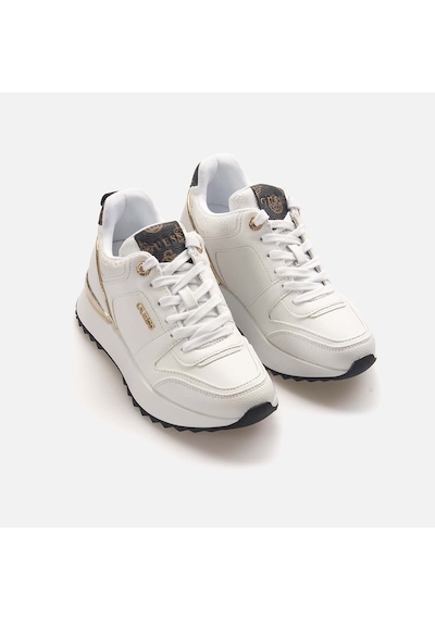 Guess Kadın Spor & Sneaker Ayakkabı Fl8ddyele12 Beyaz