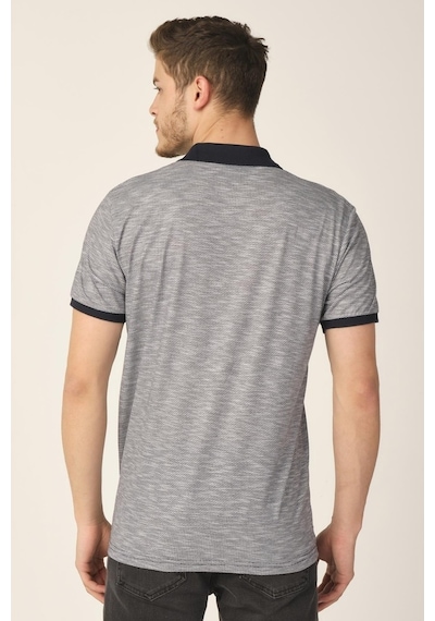Alexander Gardi Alexandergardı Jakarlı Polo Yaka T-Shirt (E21-8101) (553756011)