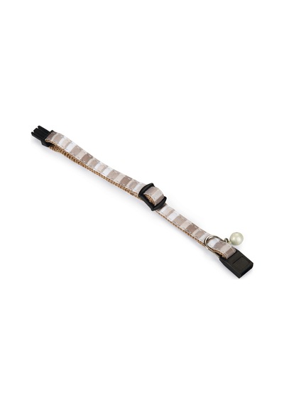 Hnrlıshp Beeztees Yavru Kedi Boyun Tasması, Zilli, Bej, 16-32cm