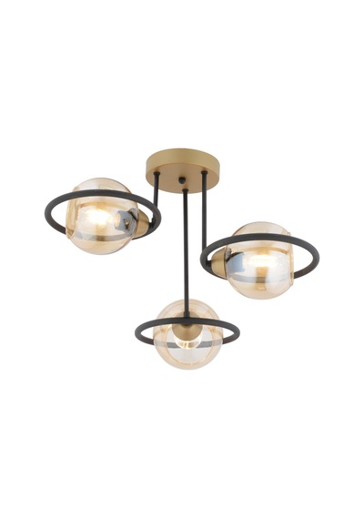 Apliqa Becca Eskitme Bal Camlı Modern Oturma Odası Salon Avize Siyah 3'lü Bal - Siyah Apliqa Becca Eskitme Bal Camlı Modern Oturma Odası Salon Avize Siyah 3'lü Bal - Siyah