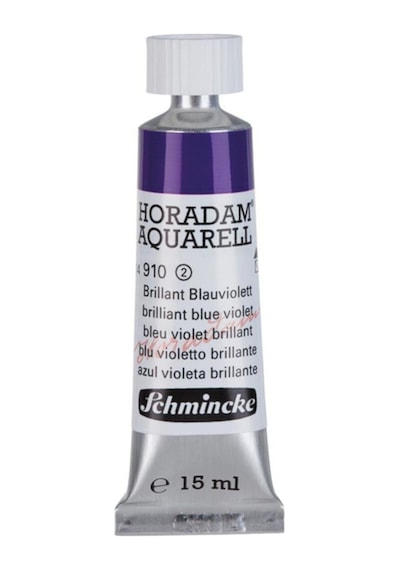Schmincke : Horadam Aquarell Artist Sulu Boya : 15 Ml Tüp : Seri 2 910 Brilliant Blue Violet